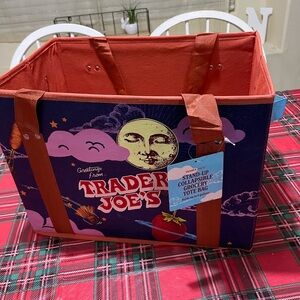 Trader Joe’s Stand-Up Collapsible Grocery Tote Bag (Brand New)